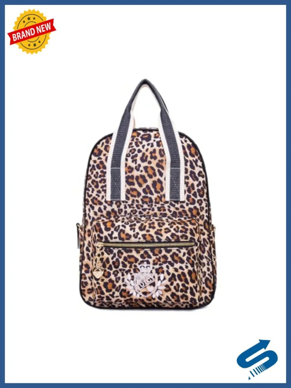 Vegan Leather Fashion Backpack with Zipper Closure Adjustable Straps